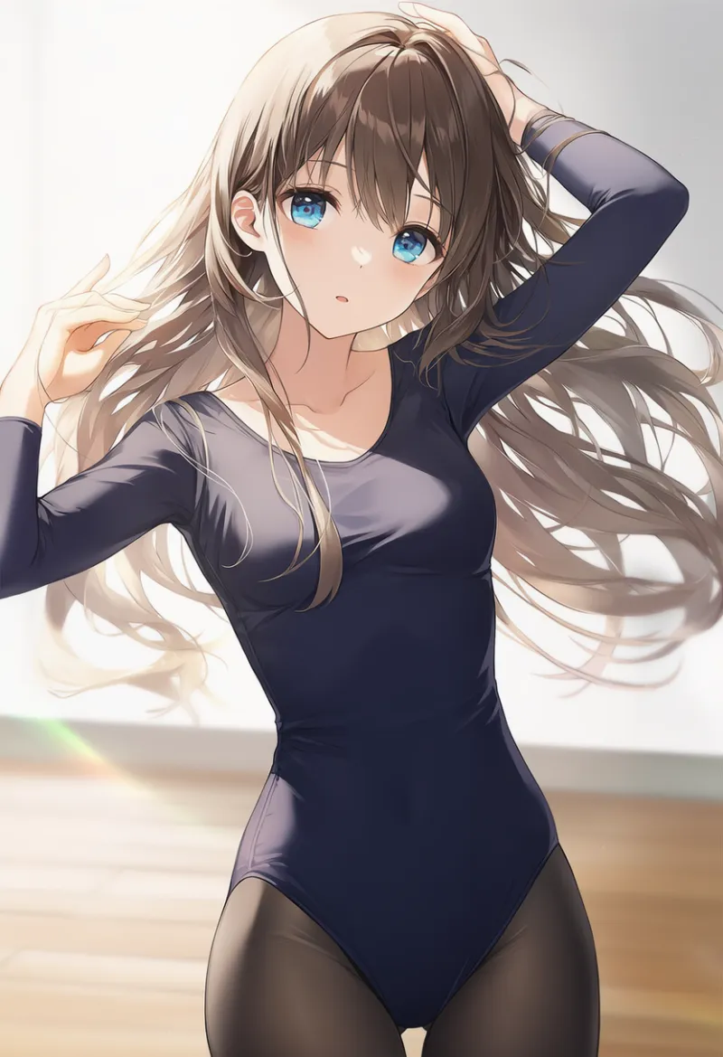 体操用のレオタードのAIイラスト｜プロンプト紹介