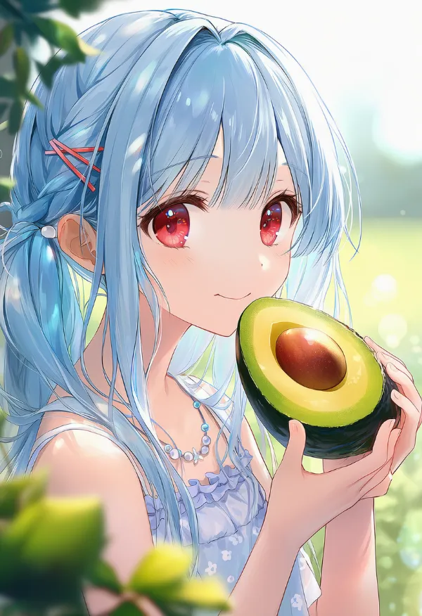 アボカドのAIイラスト｜プロンプト紹介