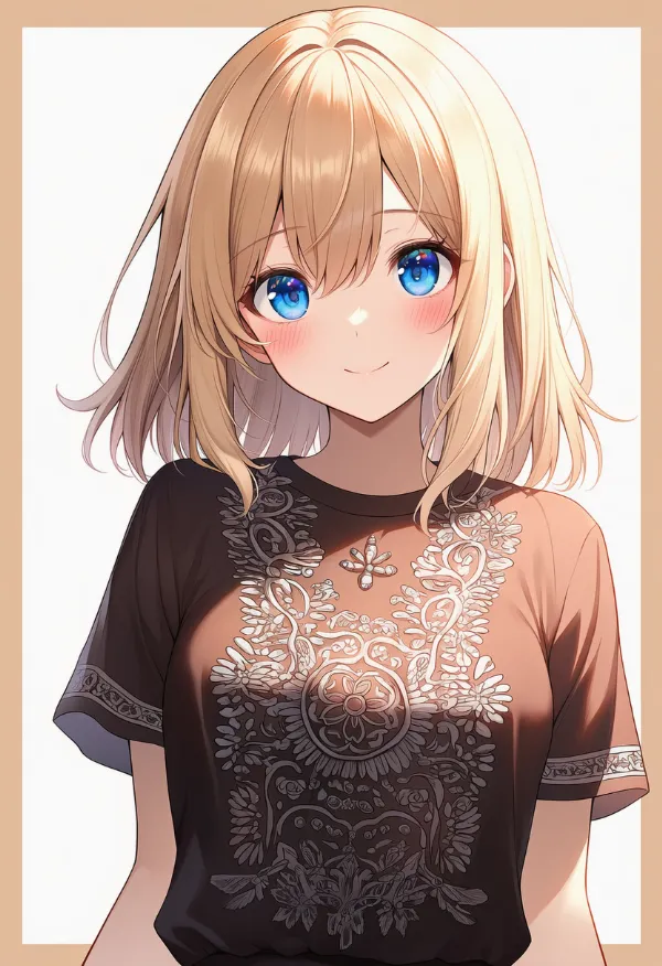 バティック柄の服プロンプト｜AIイラスト