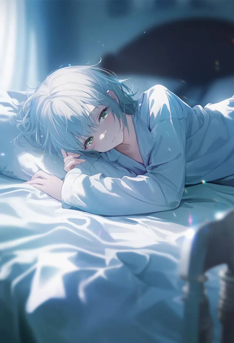 ベッドシーツを再現したAIイラストとプロンプト