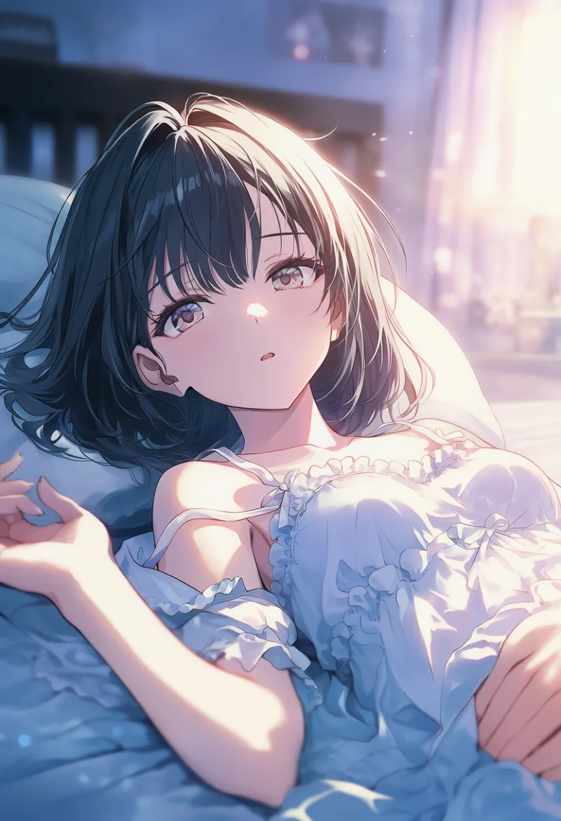 ベッドを再現したAIイラストとプロンプト|作例1