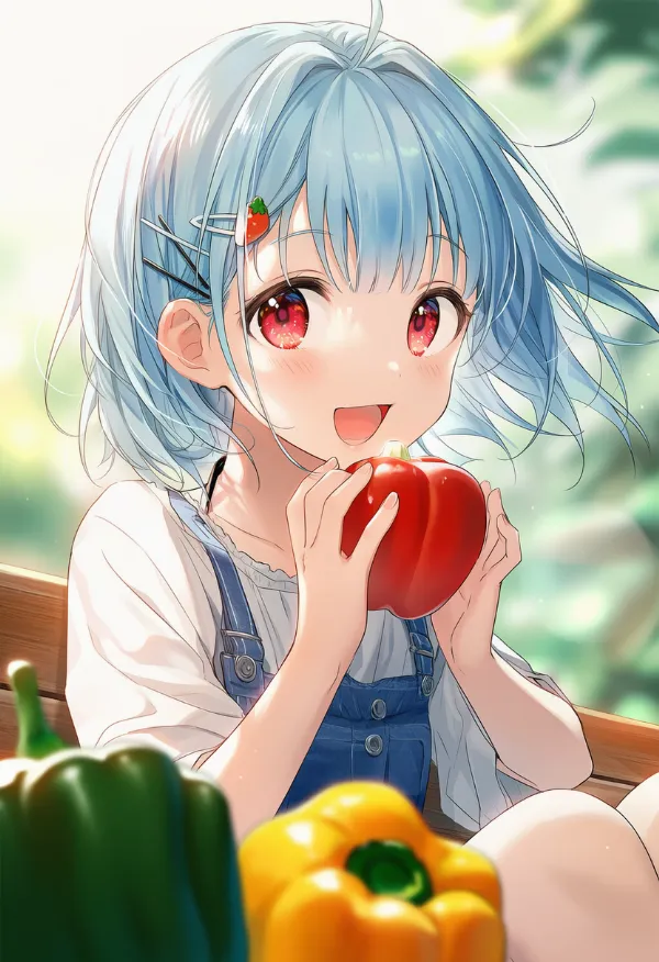 ピーマンのAIイラスト｜プロンプト紹介