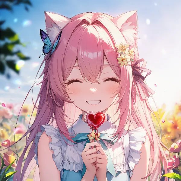 タイツリソウのプロンプト紹介｜多年草の花・AIイラスト