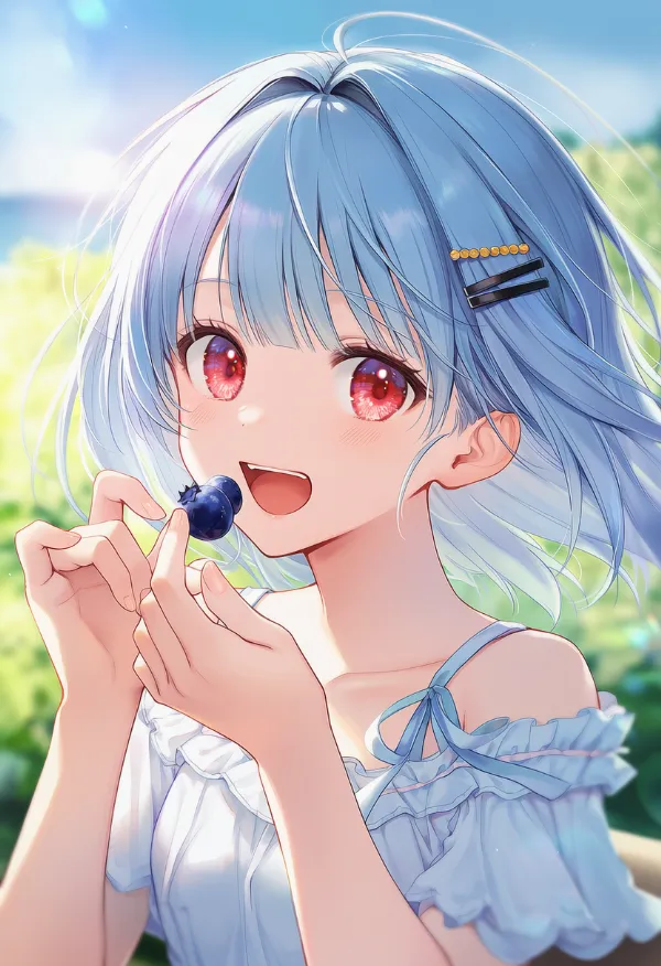 ブルーベリーのAIイラスト｜プロンプト紹介