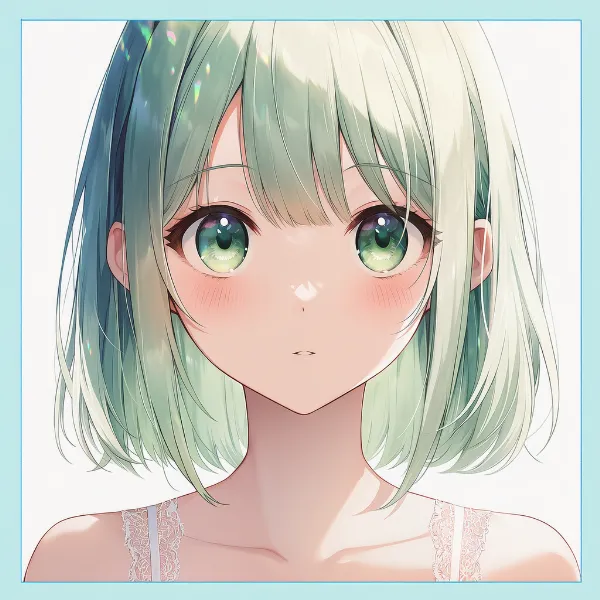 ぱっつんサイド|横型プロンプト