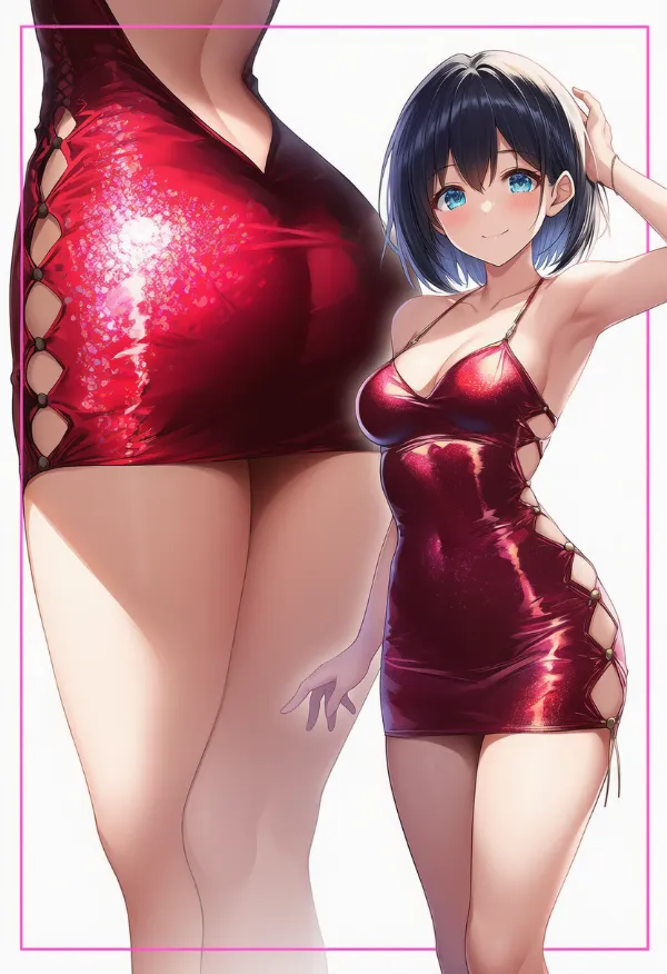 ボディコンファッションの服装プロンプト|AIイラスト