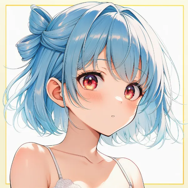 ボウシェイプヘア|髪型プロンプト