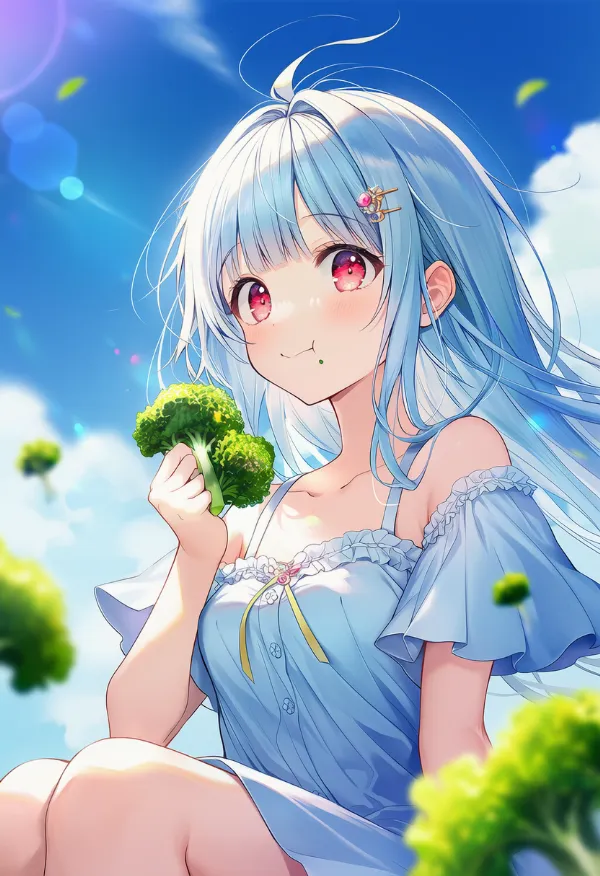 ブロッコリーのAIイラスト｜プロンプト紹介