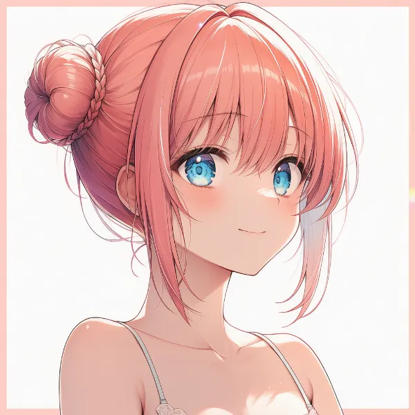 bun with hair base|髪型プロンプト