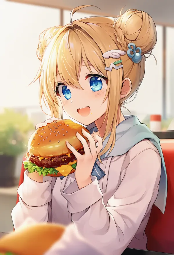 バーガーのAIイラスト｜プロンプト紹介