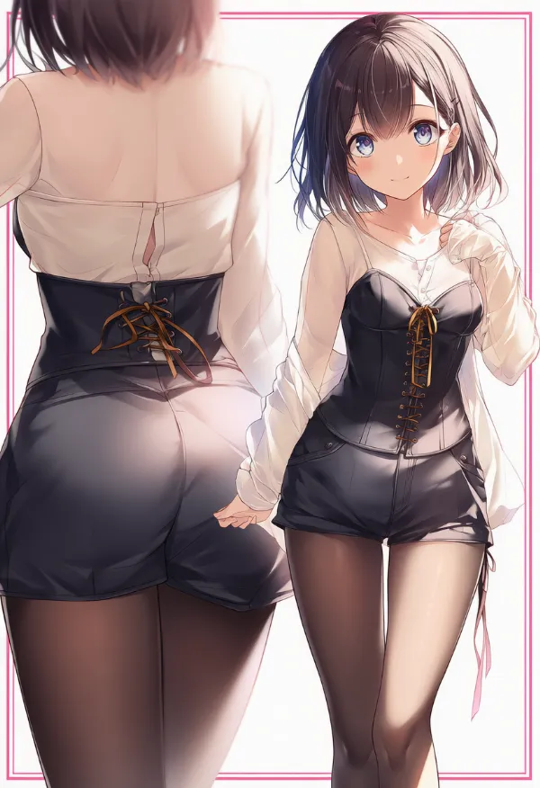 ビスチェの服装プロンプト|AIイラスト