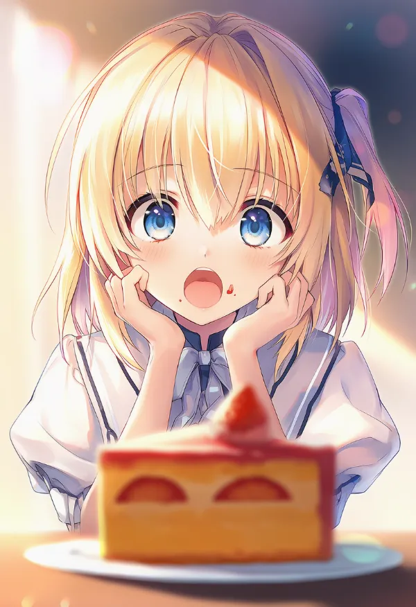 ケーキのAIイラスト｜プロンプト紹介