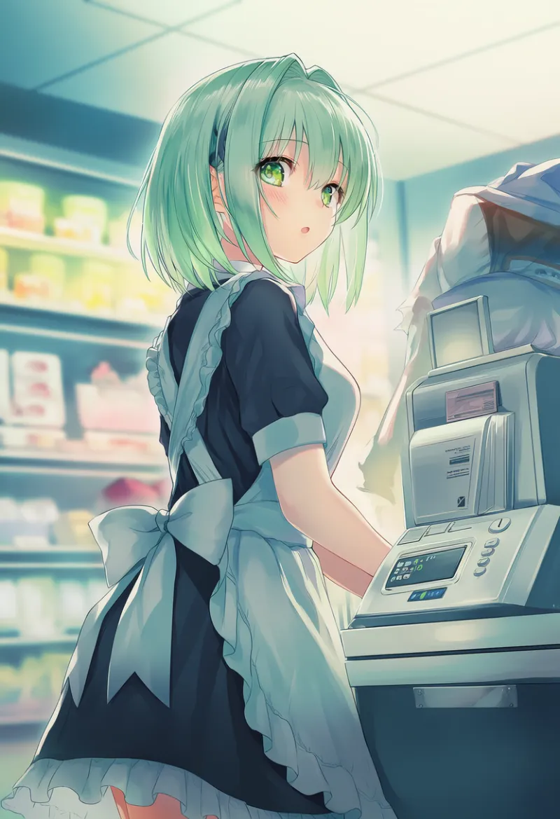 レジスターのAIイラスト作例とプロンプト紹介