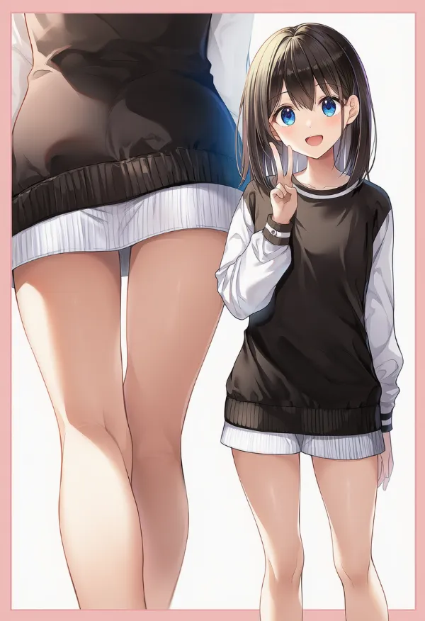 カジュアル系ファッションの服装プロンプト|AIイラスト