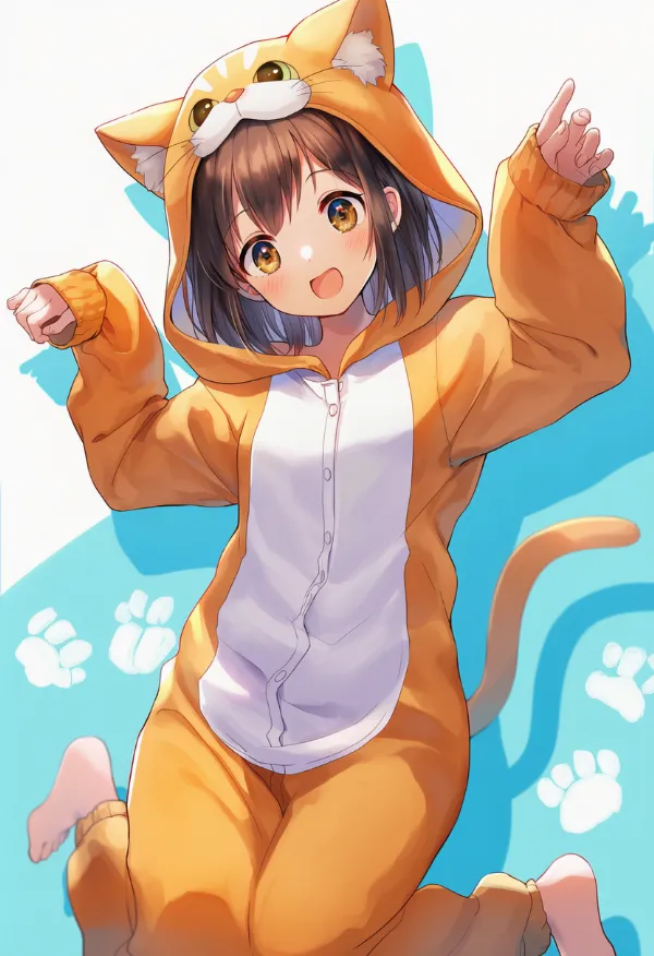 猫の動物コスプレのプロンプト｜AIイラスト