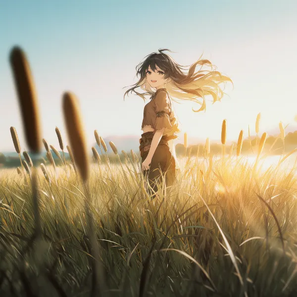 ガマのプロンプト紹介｜植物のAIイラスト