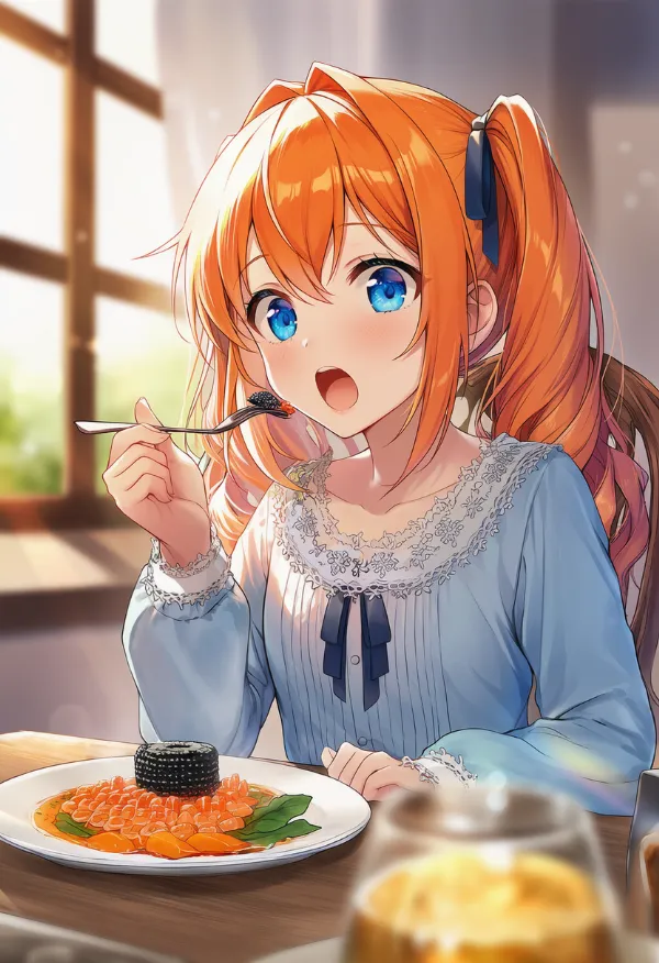 キャビアのAIイラスト｜プロンプト紹介