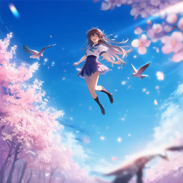 桜のプロンプト紹介｜花のAIイラスト