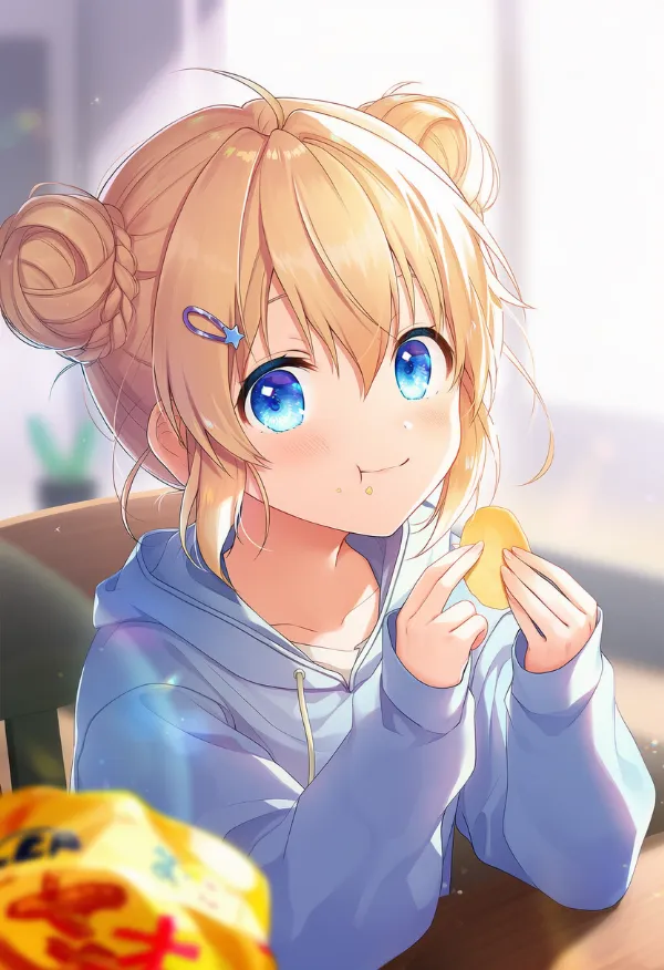 ポテトチップスのAIイラスト｜プロンプト紹介