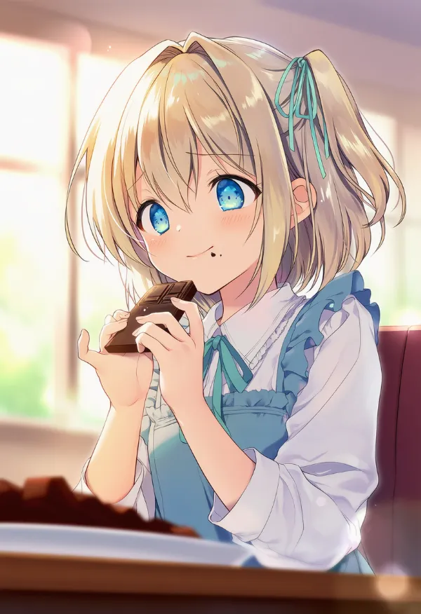 チョコレートのAIイラスト｜プロンプト紹介