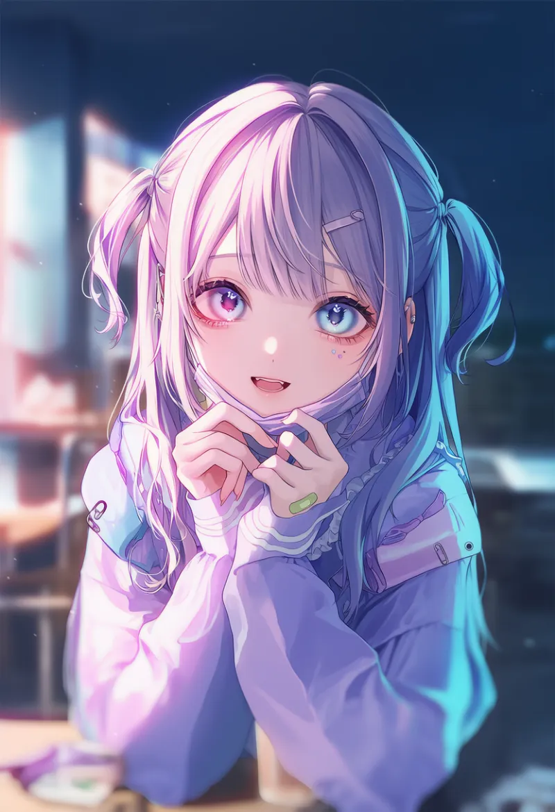 安全ピンのAIイラスト|病みかわいいファッションアイテムのプロンプト紹介