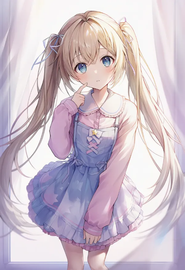 星型モチーフの服｜ゆめかわいいコーデのモチーフのプロンプト（AIイラスト）