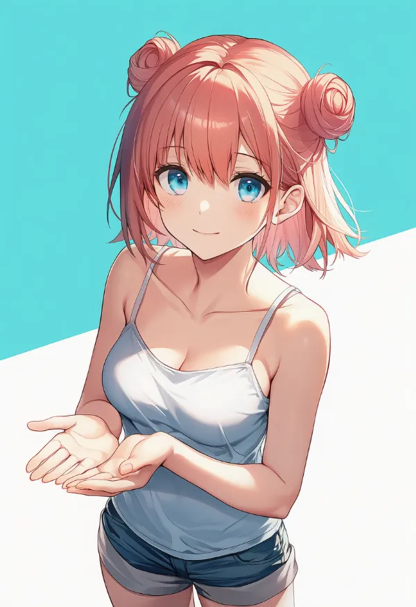 両手でカップを作る(AIイラスト)|プロンプトと作例