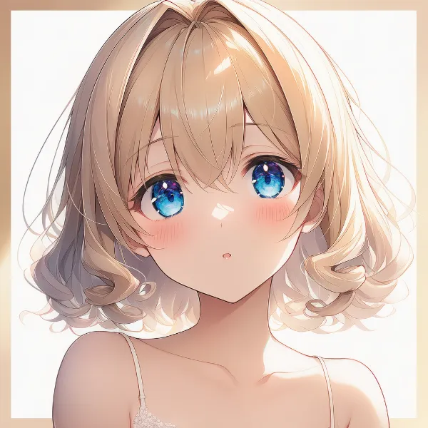 毛先カール|髪型プロンプト