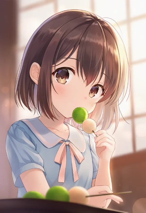 団子のAIイラスト｜プロンプト紹介