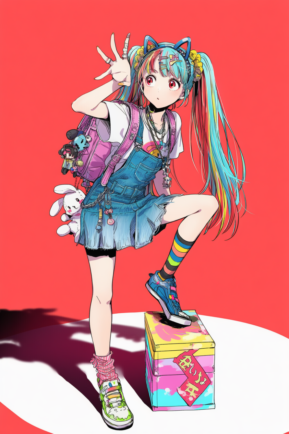 デコラファッション(Decora fashion)のAIイラスト|キアロスクーロを活用した作例-1