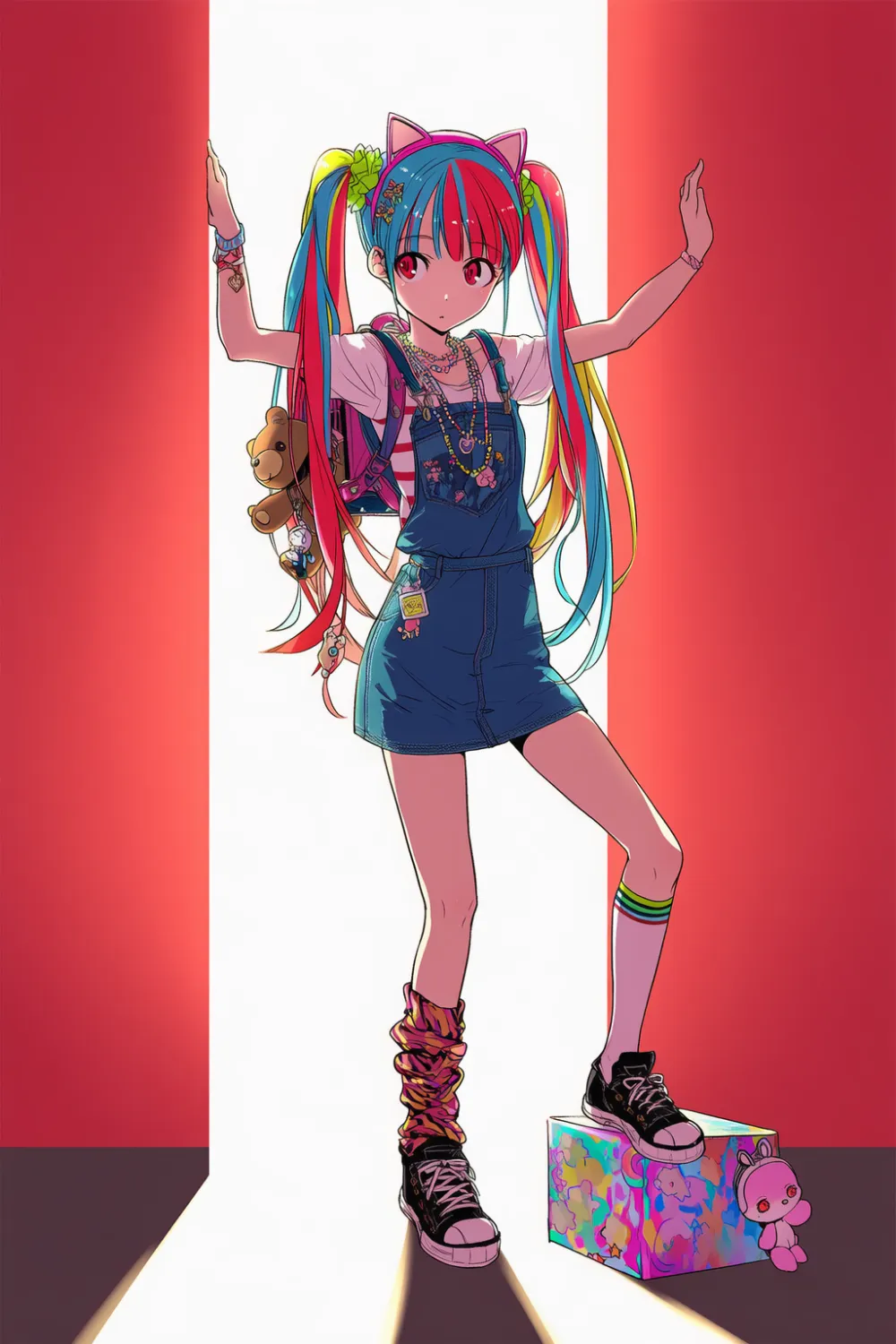 デコラファッション(Decora fashion)のAIイラスト|キアロスクーロを活用した作例-2