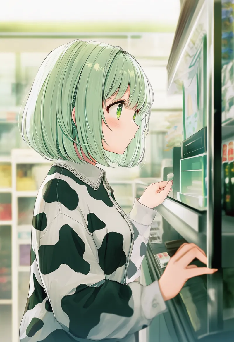 商品の陳列のAIイラスト作例とプロンプト紹介