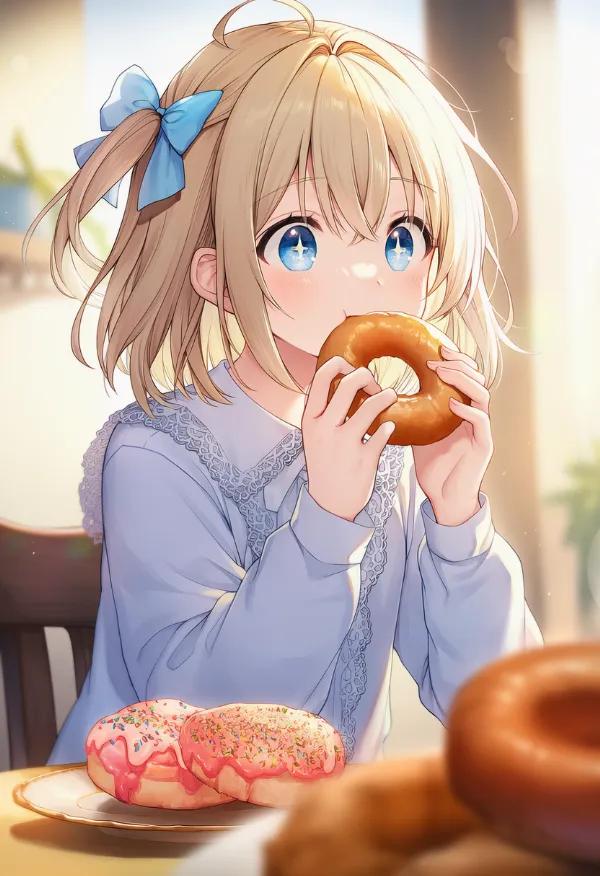 ドーナツのAIイラスト｜プロンプト紹介