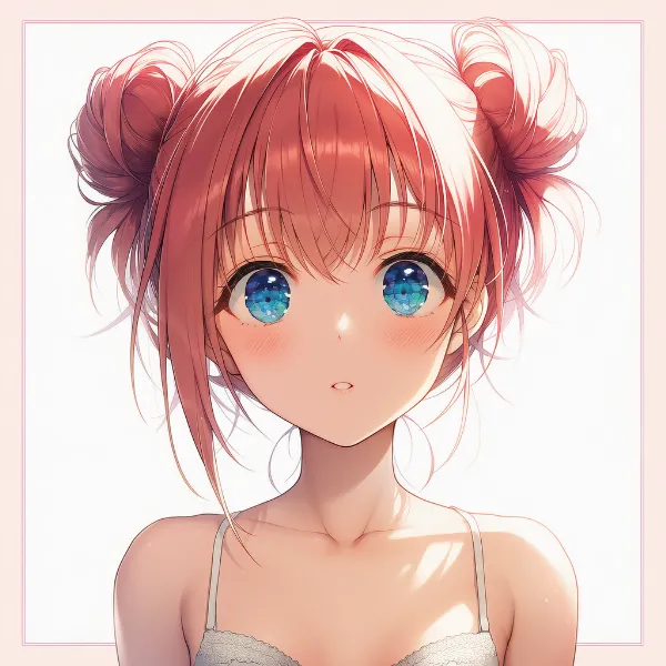 2つお団子|髪型プロンプト