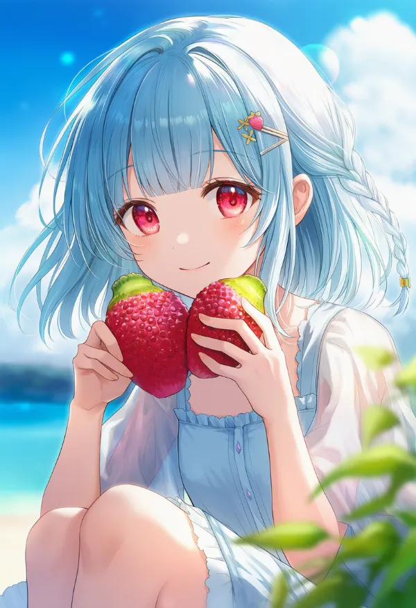 ドラゴンフルーツのAIイラスト｜プロンプト紹介