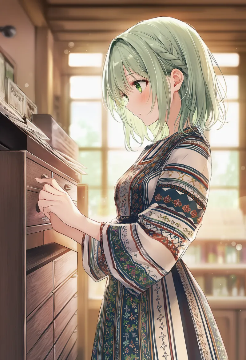 引き出し(家具)のAIイラスト作例とプロンプト紹介