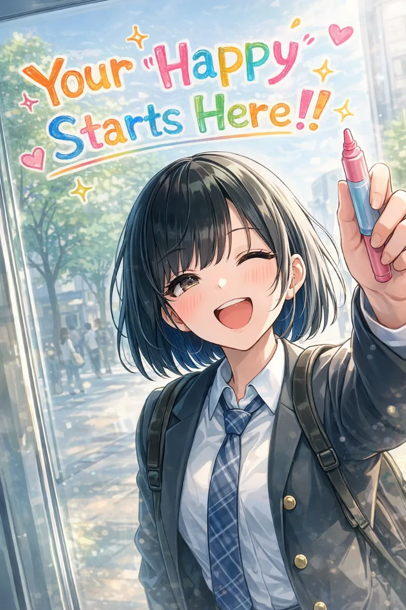 drawing on fourth wallの作例-2|GPT Image 1.5によるAIイラスト