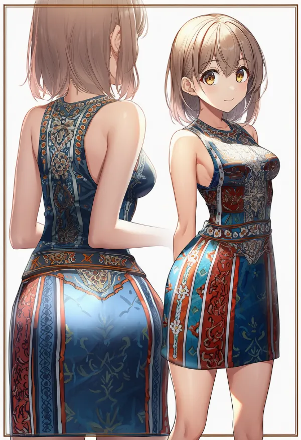 オランダ民族衣装のプロンプト｜AIイラスト作例