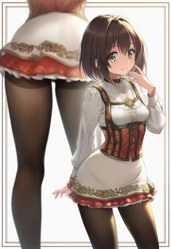 ヨーロッパ服のプロンプト｜AIイラスト作例