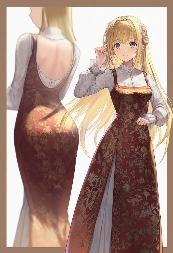 ヨーロッパ伝統衣装のプロンプト｜AIイラスト作例