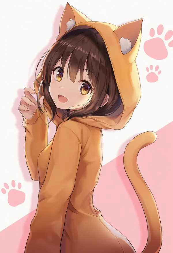 動物の尻尾のプロンプト｜動物コスプレAIイラスト