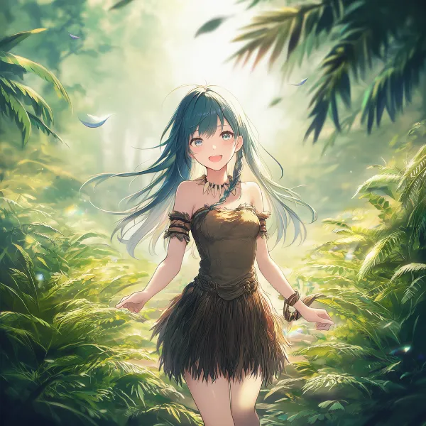 シダのプロンプト紹介｜植物のAIイラスト