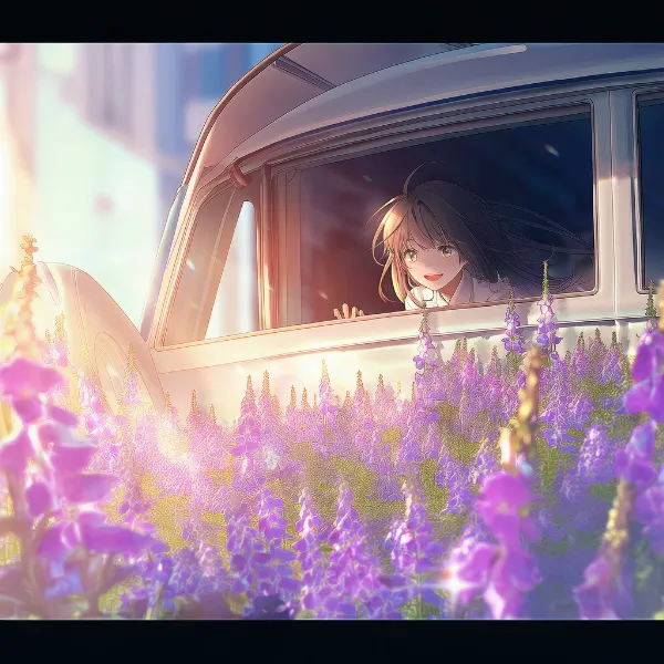 ジギタリスのプロンプト紹介｜多年草の花・AIイラスト