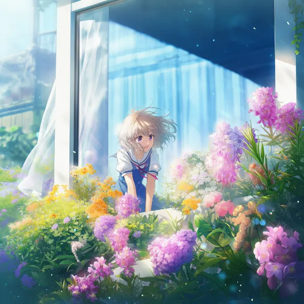 フリージアのプロンプト紹介｜球根花・AIイラスト