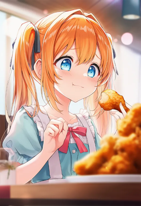 フライドチキンのAIイラスト｜プロンプト紹介