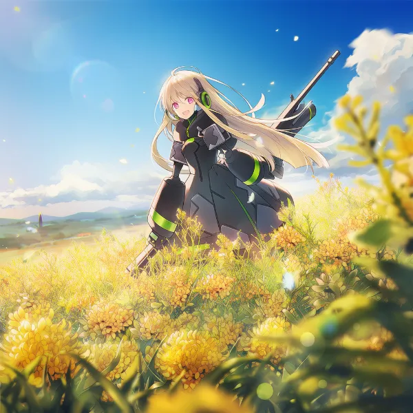 エニシダのプロンプト紹介｜花のAIイラスト