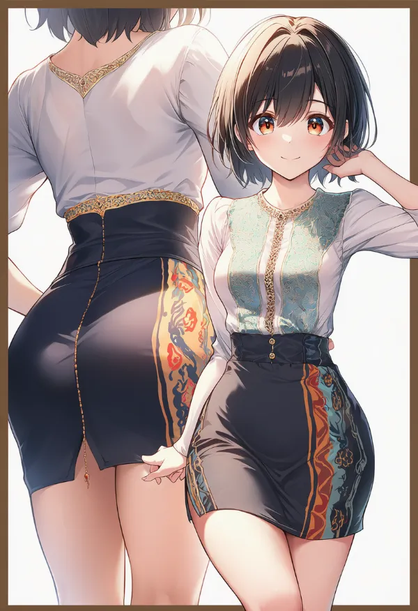 ジョージアの民族衣装のプロンプト｜AIイラスト作例