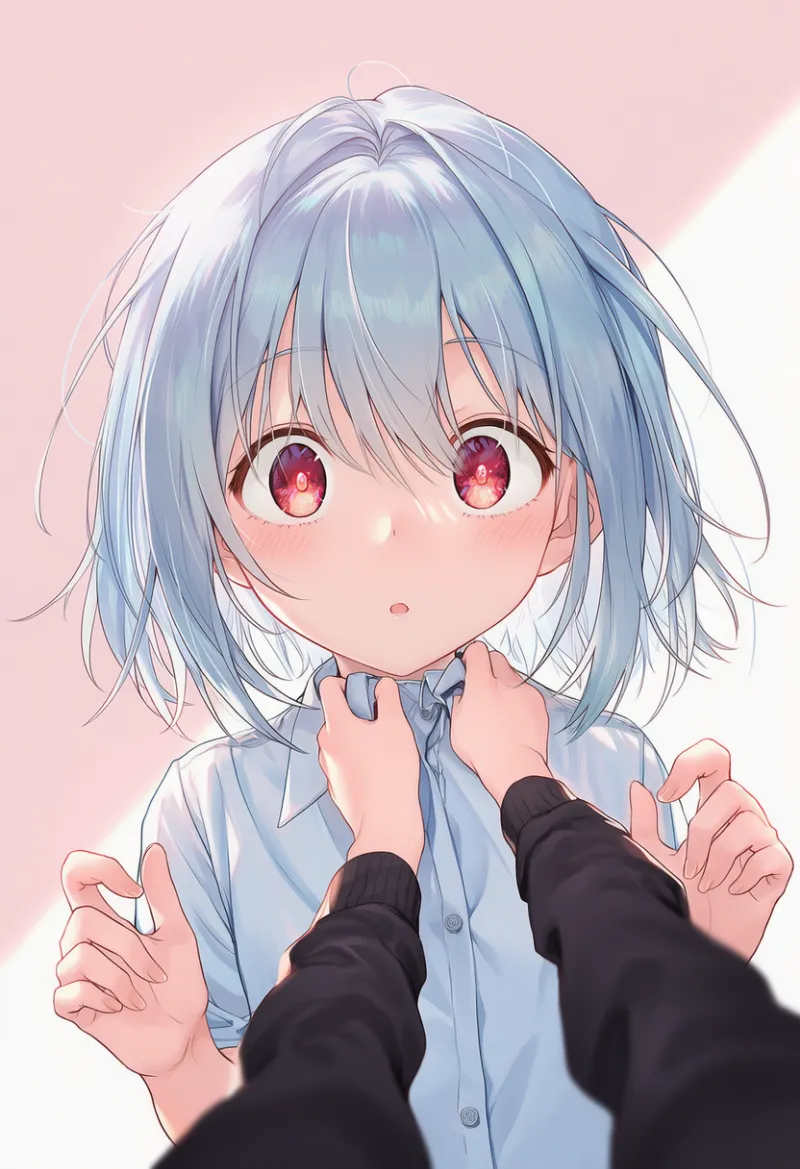 胸ぐらを掴むAIイラスト|プロンプト紹介