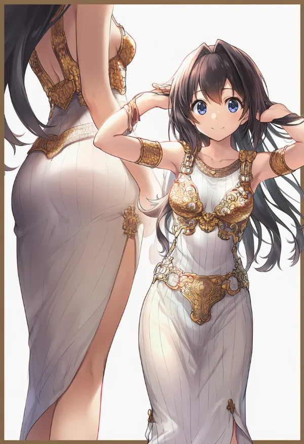 ギリシャの民族衣装のプロンプト｜AIイラスト作例