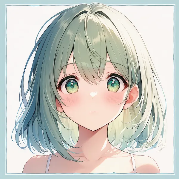 耳掛けヘア|横型プロンプト